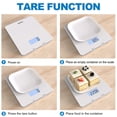 thumbnail image 5 of RENPHO Bluetooth Food Scale with App, Digital Smart Kitchen Scale, Glass, White, 5 of 9