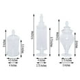 thumbnail image 3 of Efavormart Set of 3 Clear Apothecary Glass Candy Jars With Lids - 9"/13"/14", 3 of 11