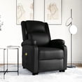 thumbnail image 1 of vidaXL Stand up Massage Chair Black Faux Leather, 1 of 5