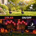 thumbnail image 3 of LOMYOLO Halloween Solar Eyeball Lights Outdoor, 2 Pack 12 LED Scary Swaying Eye Landscape Path Lights Waterproof Solar Garden Lights for Yard Lawn Walkway Patio Halloween Decorations Party Decor, 3 of 8