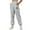 Gray, variant on Trushirts Women's Red Pumpkin Pattern Sweatpants - Polyester, Elastic Waist, Cuffed Ankle, Side Pockets, Loose Fit for Casual/Lounge/Light Workout, Size 2XL