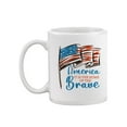 thumbnail image 2 of America Home Of The Brave Mug - Smartprints Designs,, 2 of 4