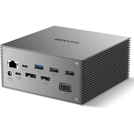 Open Box EUASOO USB-C Docking Station 16 in 1 Triple Display ES-DC003 - Space Gray