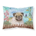 thumbnail image 1 of Carolines Treasures CK1280PILLOWCASE Fawn Pug Spring Fabric Standard Pillowcase, 1 of 2
