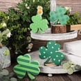 thumbnail image 4 of YujiCraft St. Patrick's Day Decorations Set of 4 - Irish Themed Desktop & Home Decor Ornaments for St. Patrick’s Party, Office, Tabletop, Mantle - Includes Shamrock, Leprechaun Hat Decorative Accents, 4 of 6