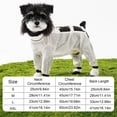 thumbnail image 3 of 4 leg dog raincoat with Boots, Waterproof Full Body Dog Suit with Adjustable Suspender, Outdoor Anti-Dirt Protective Clothing for Small Medium Dogs, Yin-02, 3 of 9