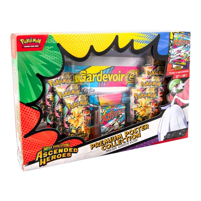 Pokémon TCG: Mega Evolution—Ascended Heroes Premium Poster Collection — Receive 1 at Random!