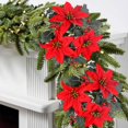 thumbnail image 5 of Clearance Under $2 Red Christmas Candle Holder Ring with Holly Leaves – Festive Wreath for Candles and Holiday Centerpieces, 5 of 5