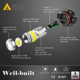 thumbnail image 6 of Alla Lighting 2800lm PSX24W 2504 LED Fog Lights Bulbs 12276, 6000K Xenon White Xtreme Super Bright COB-72 12V Cars Trucks Replacement, 6 of 10