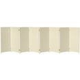 thumbnail image 2 of Red Lantern 3 ft. Short Woven Fiber Folding Screen - Cream - 8 Panel, 2 of 7