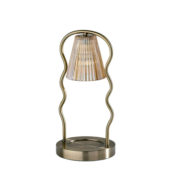 Simplee Adesso Chiara Candle Warmer Lamp with Timer - Dimmable Wax Melt Heater, 3 Lighting Modes & Auto Shutoff