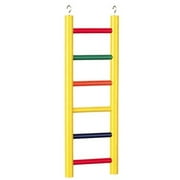 Prevue Carpenter Creations Hardwood Bird Ladder Assorted Colors 6 Rung 12" Long (5 Pack)