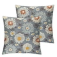 thumbnail image 2 of Acheng Timur Weave Pillow Cover in Sky Blue Background Throw Pillow Cover Cushion Cover Decortaive Pillowcase with Zipper Home decor,2 Pcs White, 2 of 6