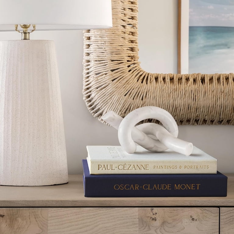 Decorative Faux Book Storage Box Set of 2 - Linen Fabric Coffee