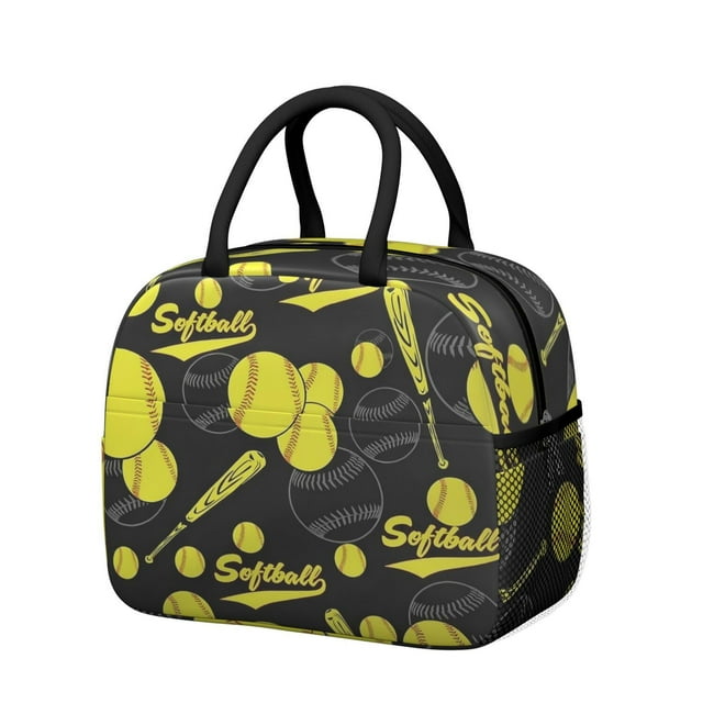 Golf Player Insulated Lunch Bag – Reusable Thermal Cooler Tote for Teen Athletes and Weekend Practice