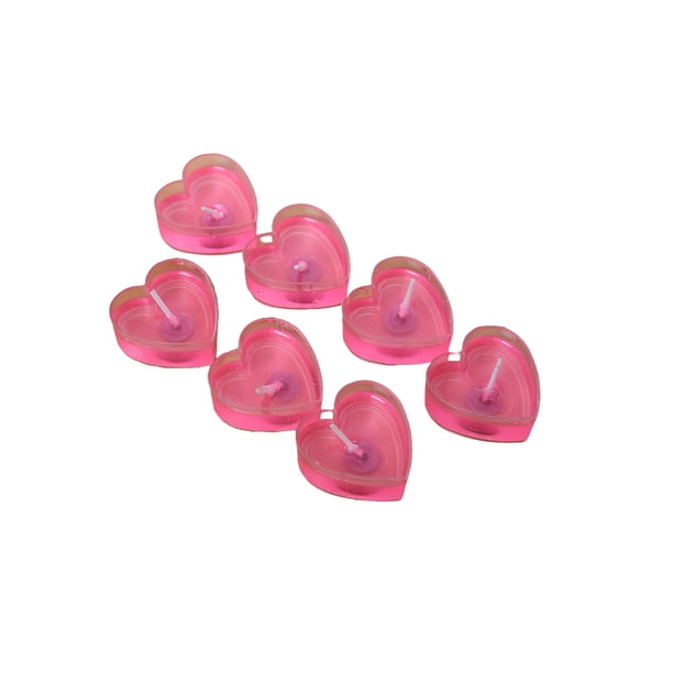 Monstrate Paquete de 10 velas para tartas, velas de plástico para fiestas, velas de cumpleaños de horas, velas de cumpleaños sin humo para Iluminación navideña Rosado