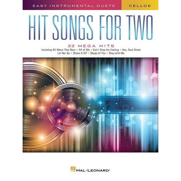 Hit Songs for Two Cellos: Easy Instrumental Duets (Paperback)