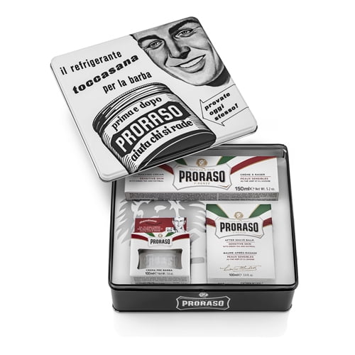 Proraso Kit de afeitado Toccasana Proraso T.taio Para todo tipo de barbas y piel, Kit perfecto para el mejor afeitado, Ideal para regalo