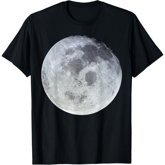black Shirt Full Moon Tshirt Moon Phases Astrology Shirt T-Shirt