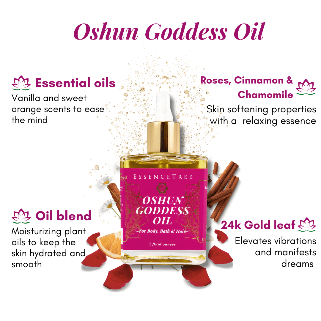 EssenceTree Oshun 24K Goddess Oil, 1 oz