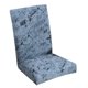 thumbnail image 1 of Funda elástica corta para silla de comedor, protector de asiento, funda para banquete o fiesta Tinta de salpicadura gris, 1 of 9