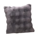 thumbnail image 2 of Funda de cojín de felpa, funda de almohada multiusos, cómoda, suministros para almohadas Gris oscuro, 2 of 9