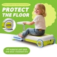 thumbnail image 5 of 12V Power Ride On Car Toys with Cleaning Mop, 3-In-1 Cleaning Go Kart for Kids, Length Can Be Extended, Kids' Electric Vehicles with Music/Lighting, Gift for Girls Boys 3-6 Years Old, Green, 5 of 10