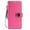 Pink, variant on Entronix Folio Wallet Case for iPhone 14 Plus, PU Leather [6 Card Slots] Lanyard, Black