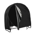 thumbnail image 4 of DOLITY Firewood Hoop Cover Dustproof Patio Portable Indoor Rainproof Log Rack Cover, 4 of 9