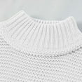 thumbnail image 6 of Levmjia Womens Sweater Soft Warm Winter Loose Blend Solid Color Turtleneck Long Sleeve Knit Top Casual Comfortable Wear, 6 of 8