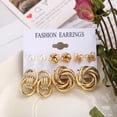 thumbnail image 4 of 18 Pzs Conjunto De Pendientes De Oro Bohemio Para Mujer Joyería Accesorios, 4 of 4