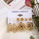 thumbnail image 4 of 18 Pzs Conjunto De Pendientes De Oro Bohemio Para Mujer Joyería Accesorios, 4 of 4