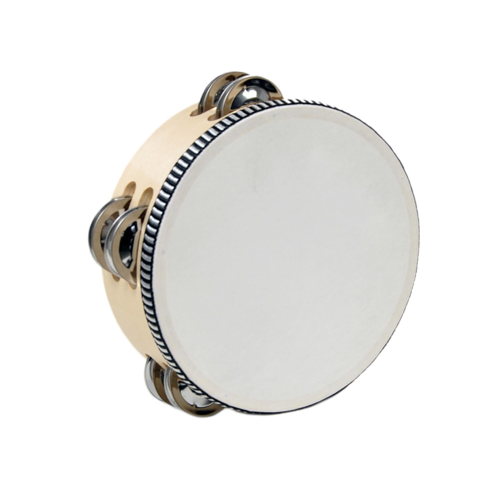 Wood Handheld Tambourines, Wooden Tambourine Drum Metal Musical
