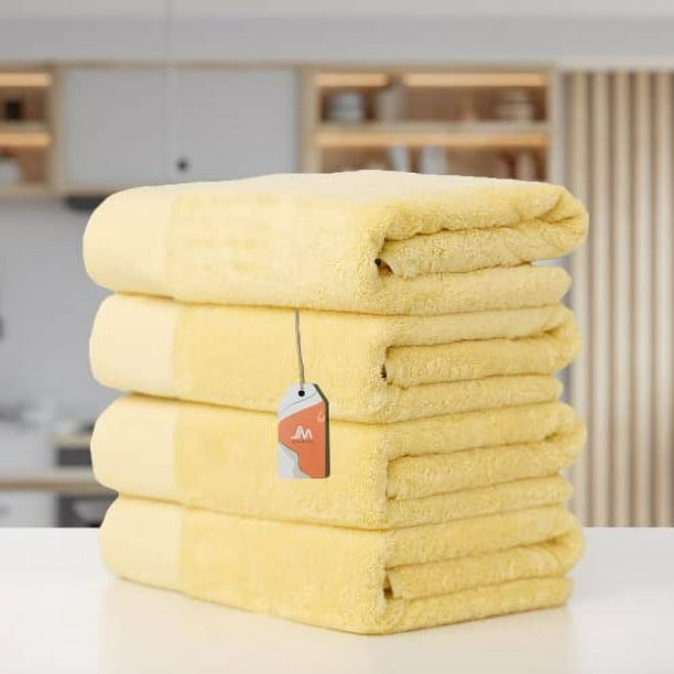JINAMART Luxury Bath Towel Set 650 GSM 100% Cotton Quick Dry Towel