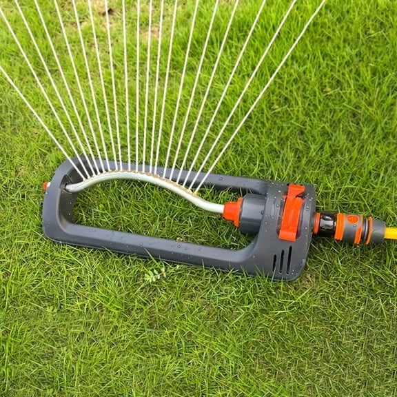 19 Holes Lawn Sprinkler,Automatic Oscillating Sprinklers for Yard,Water Sprinkler for Lawn,Watering Device for Agricultural Irrigation in The Home Garden