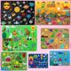 thumbnail image 4 of Tablero de fieltro Montessori para niños, juguetes educativos para bebés, granja oceánica, insectos, patrón de dibujos animados, decoración de pared, regalo de cumpleaños, 4 of 4