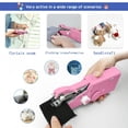 thumbnail image 3 of CHOK Mini Portable Sewing Machine  Hand Cordless Sewing Tool Handheld Sewing Machine  Essentials for Home Quick Repairing and Stitch Handicrafts (Black), 3 of 7