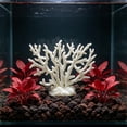 thumbnail image 5 of BingTong Artificial Corals For Aquarium Decoration, Lifelike Simulated Coral Decor,Realistic Small Reef Ornaments For Fish Tank, Beach Theme Room Decoration D-White, 5 of 6