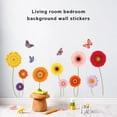 thumbnail image 3 of Yuarrent Pegatinas de pared de PVC con flores, Mural autoadhesivo, papel tapiz para muebles, calcomanías de autoensamblaje, adornos para Decoración del hogar tipo 2, 3 of 6