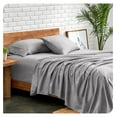 thumbnail image 2 of Sheet Set - College Dorm Size - Luxury 1800 Ultra-Soft Microfiber Twin Extra Long Bed Sheets - Deep Pockets - Easy Fit - Extra Soft - 3 Piece Set (Twin XL, Light Grey), 2 of 9