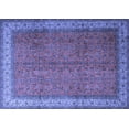 thumbnail image 1 of Ahgly Company Indoor Rectangle Persian Blue Traditional Area Rugs, 6' x 9', 1 of 4