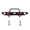 Black, variant on Yihuala 1/24 SCX24 90081 Alloy Front Bumper Spare Part for Model Truck Car Crawler Interior Accessories Toy