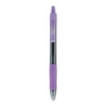 thumbnail image 3 of Pilot® G-2® Retractable Gel Pens, Fine Point, 0.7 mm, Clear Barrels, Purple Ink, Pack Of 12, 3 of 5