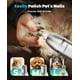 thumbnail image 5 of Kit de peluquería canina oneisall 4 en 1 con pantalla LCD resistente al agua, 5 of 9