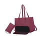 thumbnail image 5 of Bolsa de para mujer bolso de computadora acolchado para viajes de oficina de collage casual Rojo, 5 of 8