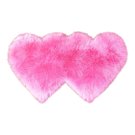 Clearance! Eguiwyn The Carpet Wool Imitation Sheepskin Rugs Faux Non Slip Bedroom Shaggy Carpet Mats A