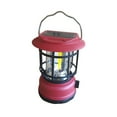 thumbnail image 1 of Solar LED Camping Lantern, Bright Portable Survival Lanterns,Multifunctional retro camp lamp - Large, 1 of 5