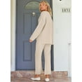 thumbnail image 5 of YATELLE Women's 2 Piece Lounge Sets Oversized Slouchy Matching Cozy Knit Sets, 5 of 6