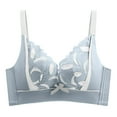 thumbnail image 2 of Jwputqe&nbsp;Sports Bras for Women,Sports Bra,Breathable,Seamless,Solid,Cotton,Blue,40, 2 of 5