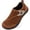 Brown, variant on Men Diabetic Shoes Wide Width Adjustable Indoor Outdoor Rubber Sole Anti-slip Barefoot Walking Shoes